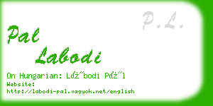 pal labodi business card